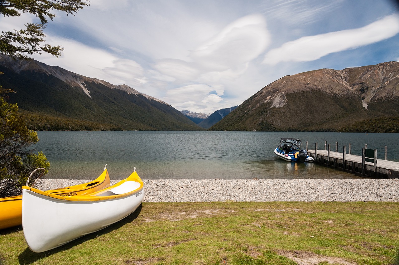 Ein See im Nelson Lakes National Park